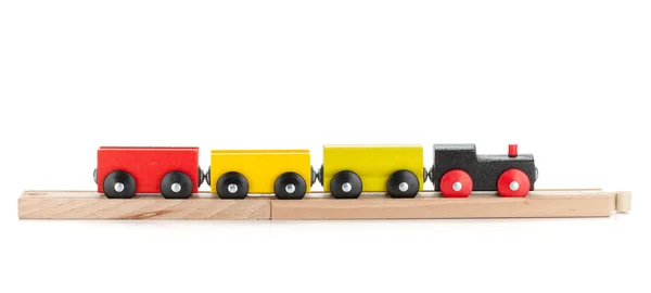 木製のおもちゃの列車 — ストック写真
