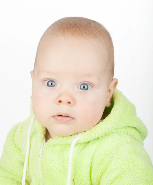 Närbild porträtt av söt baby — Stockfoto