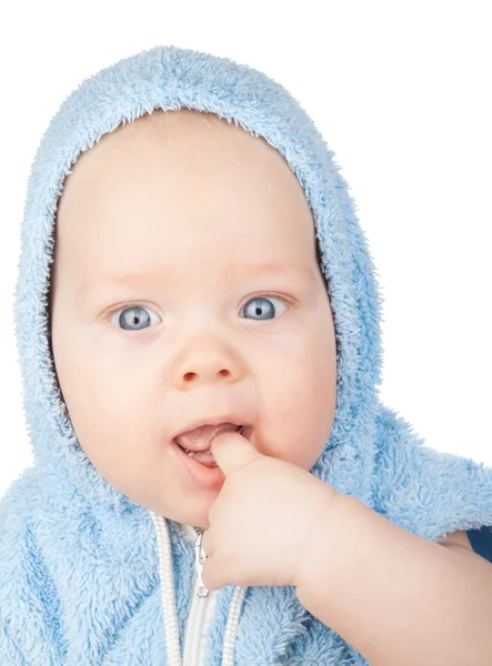 Closeup portrait of cute baby — Stock Photo, Image