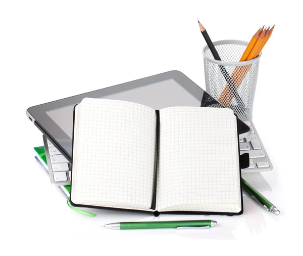 Office supplies en gadgets — Stockfoto