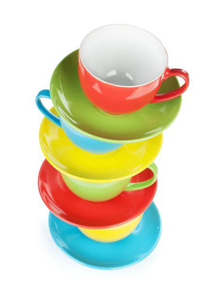 Set of colorful cups — Stock Photo, Image