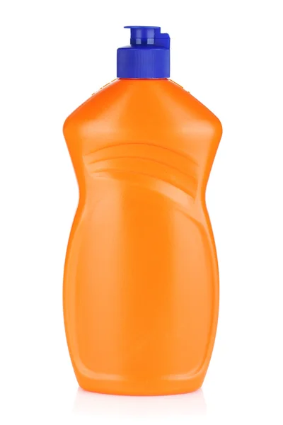 Plastic bottle of cleaning product — Stock Photo, Image