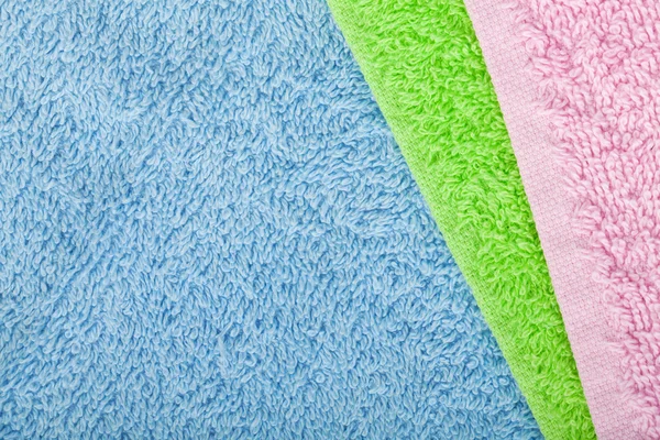 Ręczniki kolorowe tło — Zdjęcie stockowe