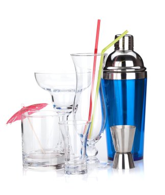 kokteyl shaker ve gözlük