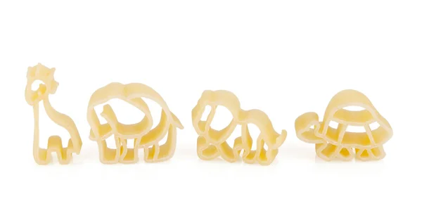 Baby pasta with animals shape — Stock Photo, Image