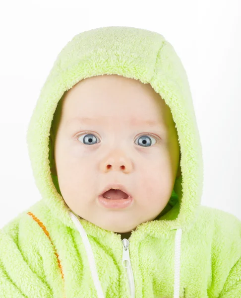 Closeup portrait of cute baby — Stock Photo, Image