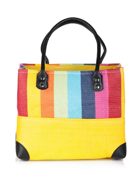 Borsa da spiaggia colorata — Foto Stock