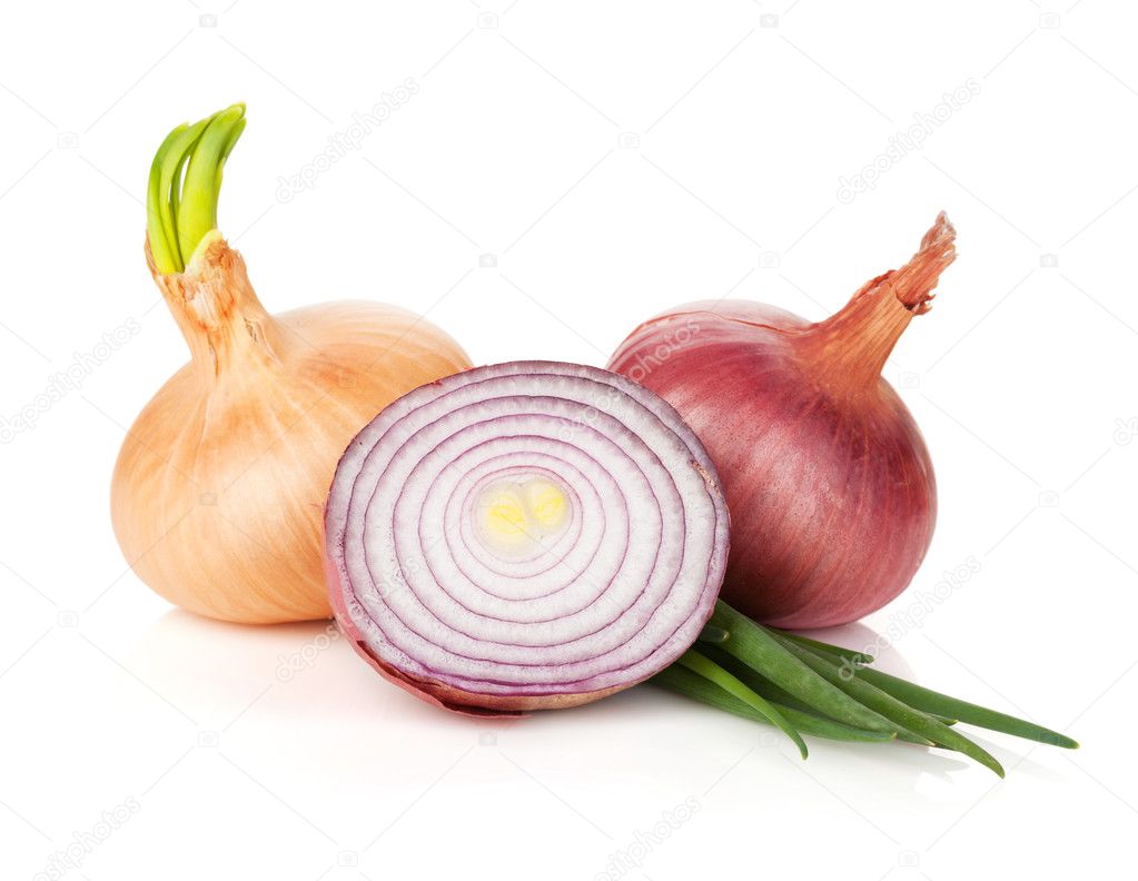 Fresh ripe onion