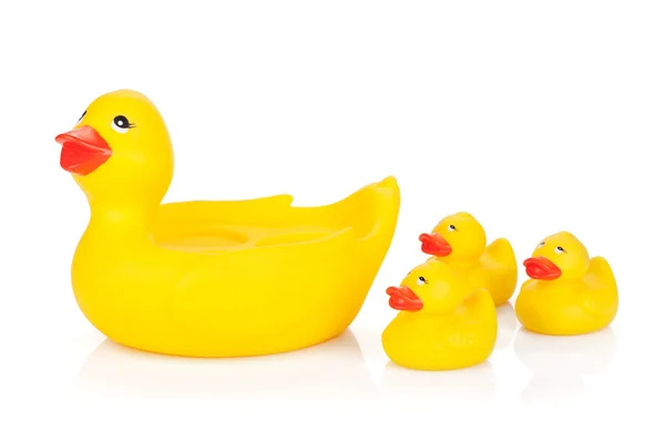 Rubber duck familie — Stockfoto