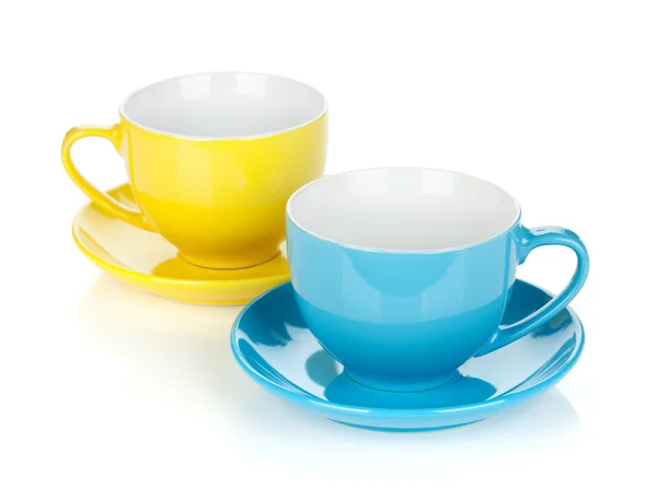 Ensemble de tasses colorées — Photo