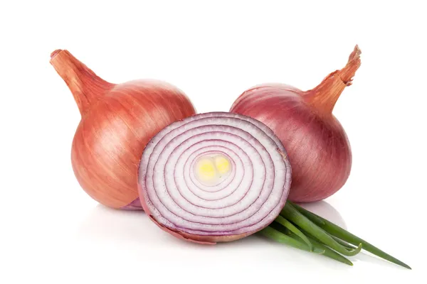 Fresh ripe red onion — Stock Photo, Image