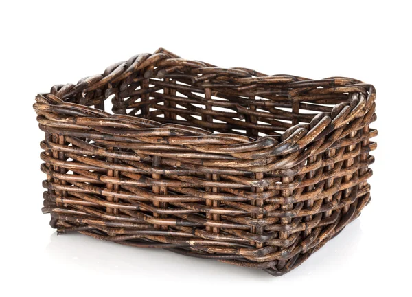 Empty wicker basket Stock Picture
