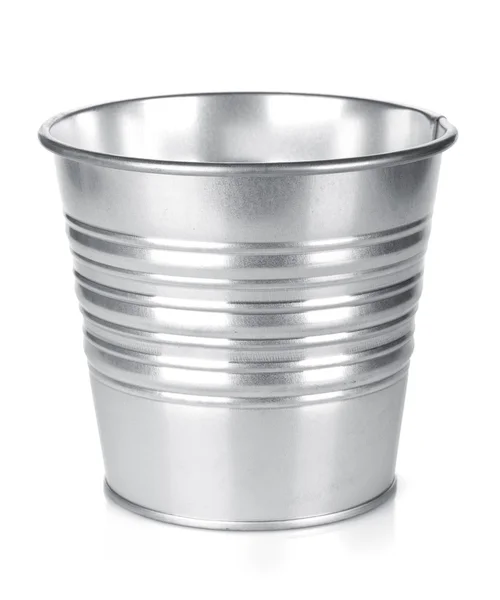 Metallic bucket — Stock Photo, Image
