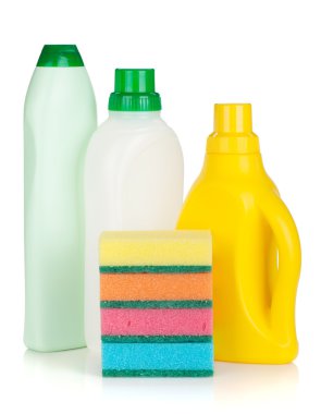 temizlik ürünleri ve Sünger plastik şişe