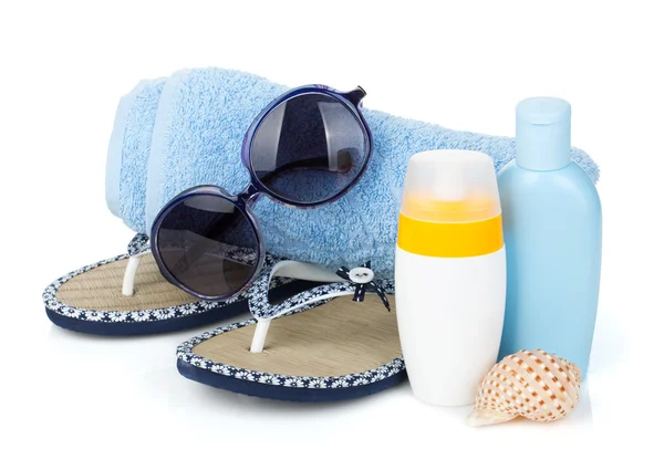 Beach items — Stock Photo, Image