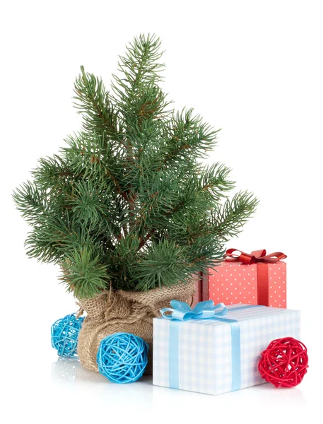 Fake mini Christmas tree — Stock Photo, Image