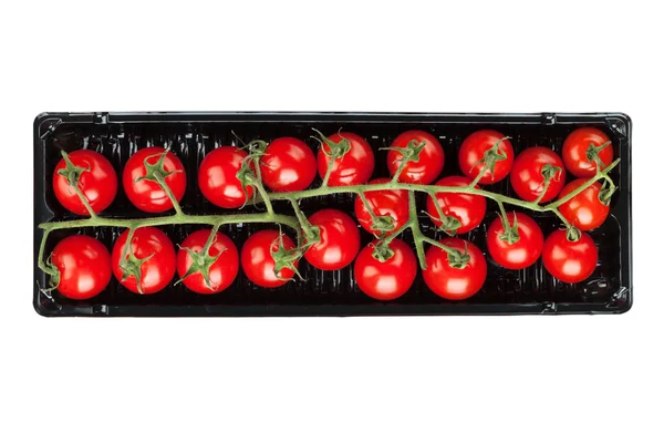 Cherry tomatoes in packaging — Stock Photo, Image