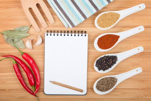 Colorful herbs and spices selection — Stock Photo, Image