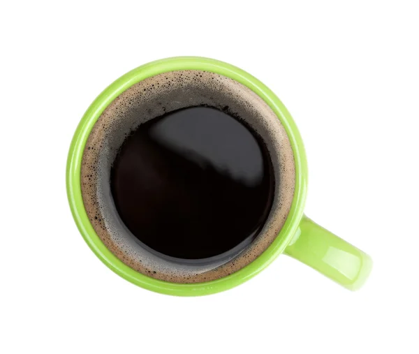 Groene koffiekop — Stockfoto