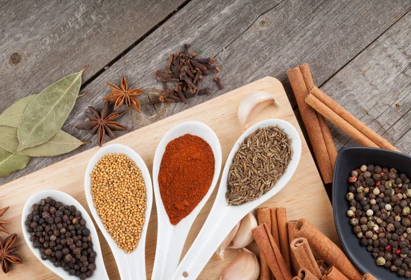 Herbs and spices selection — Stock Photo, Image