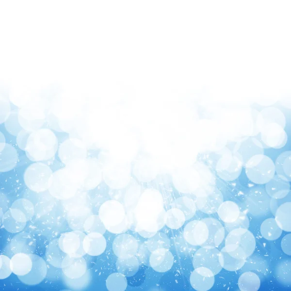 Blurred bokeh nature background with snow flakes — Stock Photo, Image