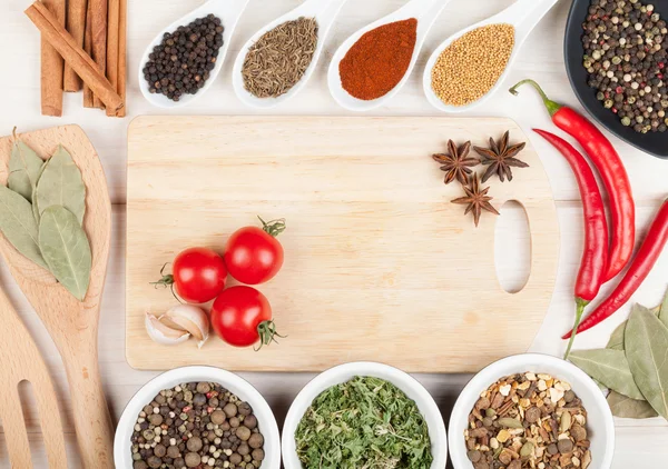 Colorful herbs and spices — Stock Photo, Image