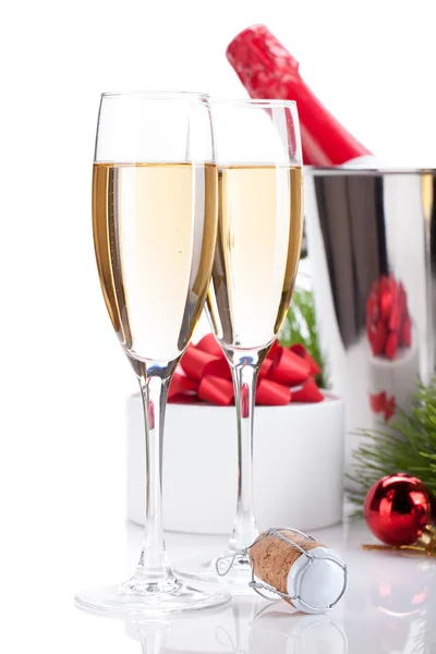 Champagne glasses — Stock Photo, Image