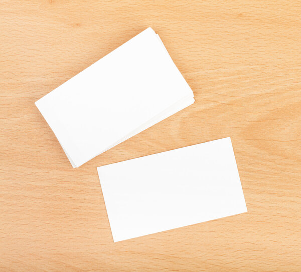 Blank business cards