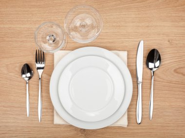 Empty plate clipart