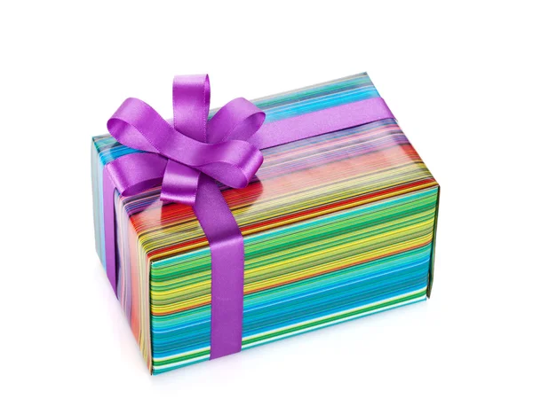 Scatola regalo colorata — Foto Stock