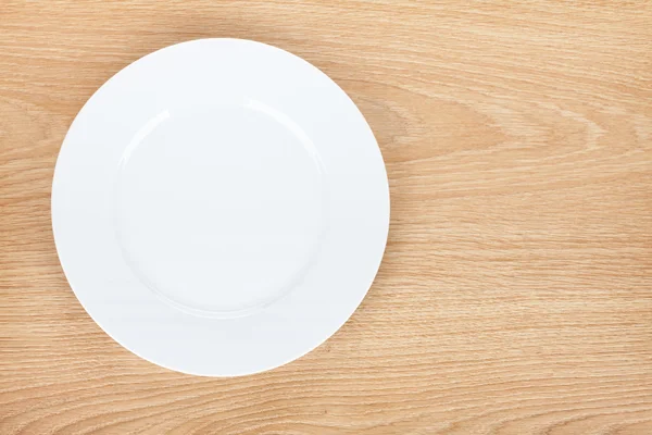 Empty white plate — Stock Photo, Image