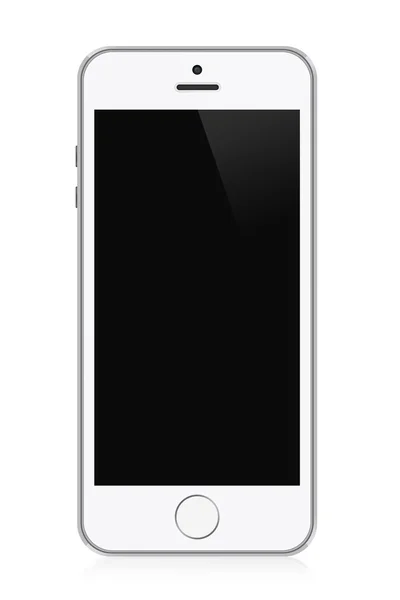 Fehér modern szúró telefon — Stock Fotó