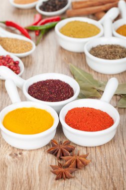 çeşitli baharatlar seçimi