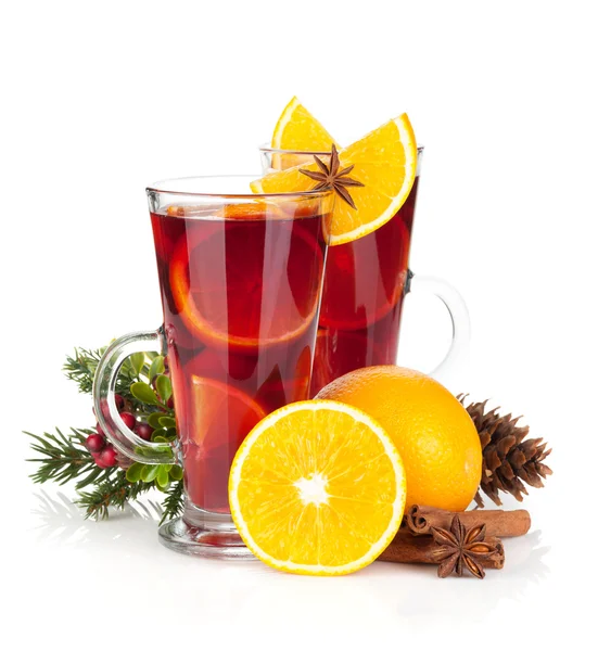 Christmas mulled wine — Stock Photo, Image