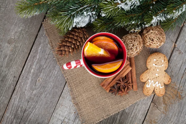 Christmas mulled wine — Stock Photo, Image