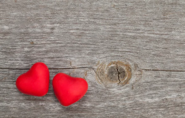 Dos corazones de caramelo — Foto de Stock