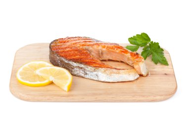Limonlu ızgara somon
