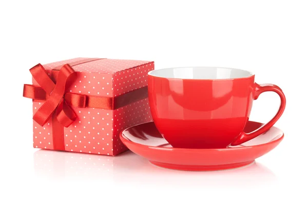 Red coffee cup — Stock Photo, Image