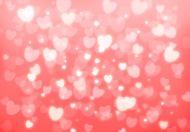 Sevgililer günü pembe kalpler arka plan