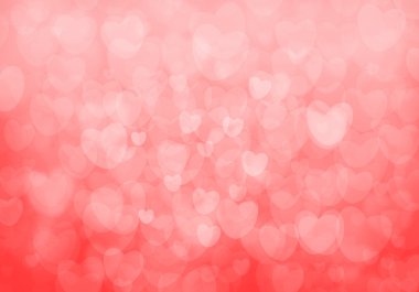 Sevgililer günü kırmızı kalpler arka plan