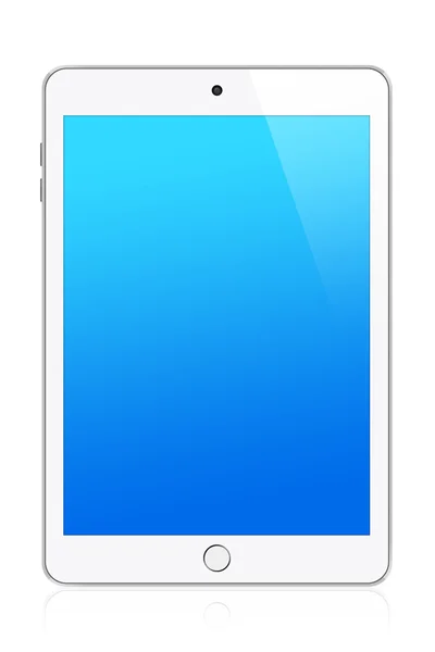 Beyaz modern tablet — Stok fotoğraf