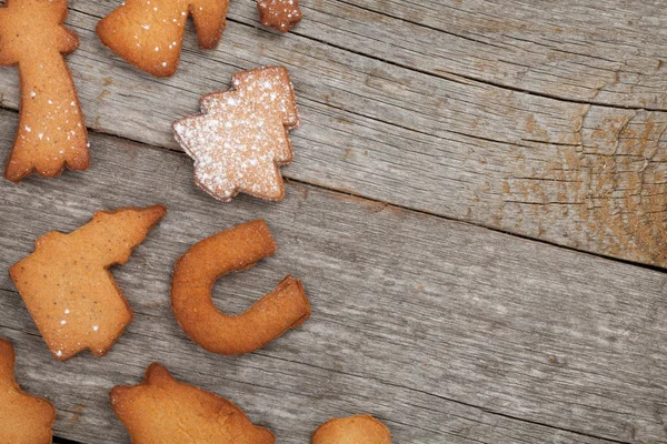 Çeşitli zencefilli kurabiye — Stok fotoğraf