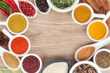 çeşitli baharatlar seçimi