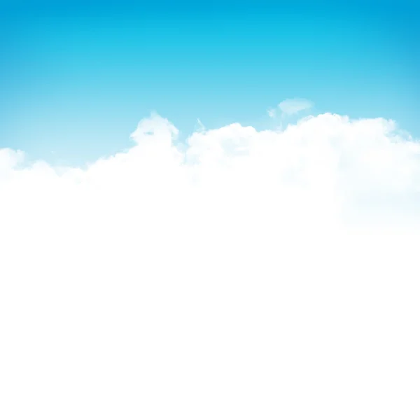 Blue sunny sky — Stock Photo, Image