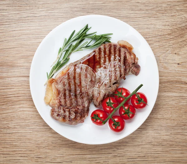 Sirloin steak with rosemary — Stock Photo, Image