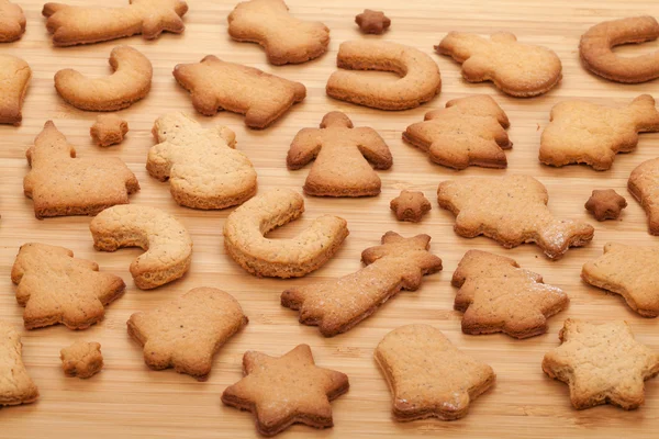 Varias galletas de jengibre — Foto de Stock