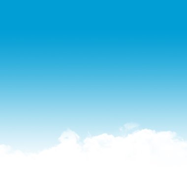 Blue sunny sky