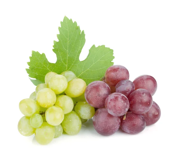 White and red grapes Stock Photo
