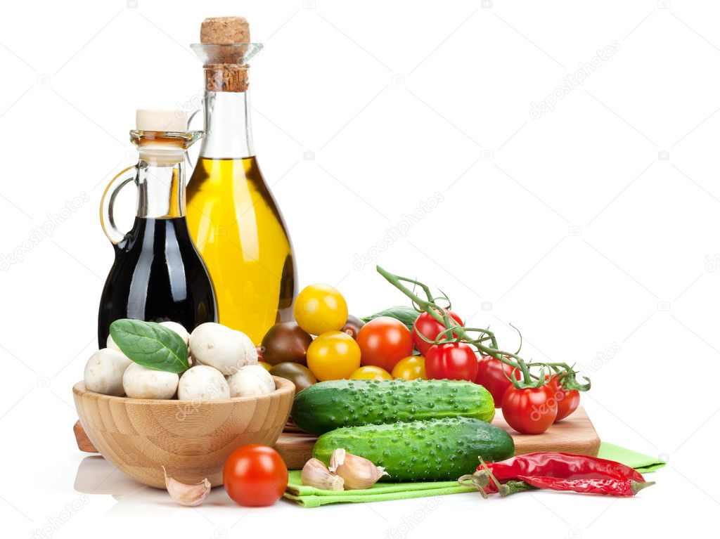 Fresh ingredients for cooking