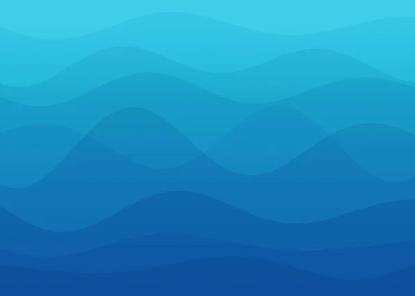 Soyut mavi dalga arkaplanı — Stok fotoğraf